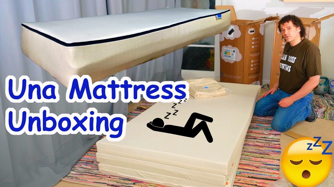 Una Organic Latex Mattress UK unboxing! 100% chemical free!!