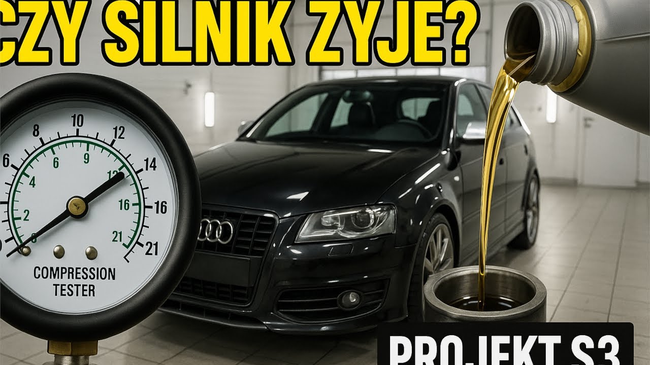 Test kompresji w Audi S3 – czy silnik jest do remontu? 😬 [Projekt S3]