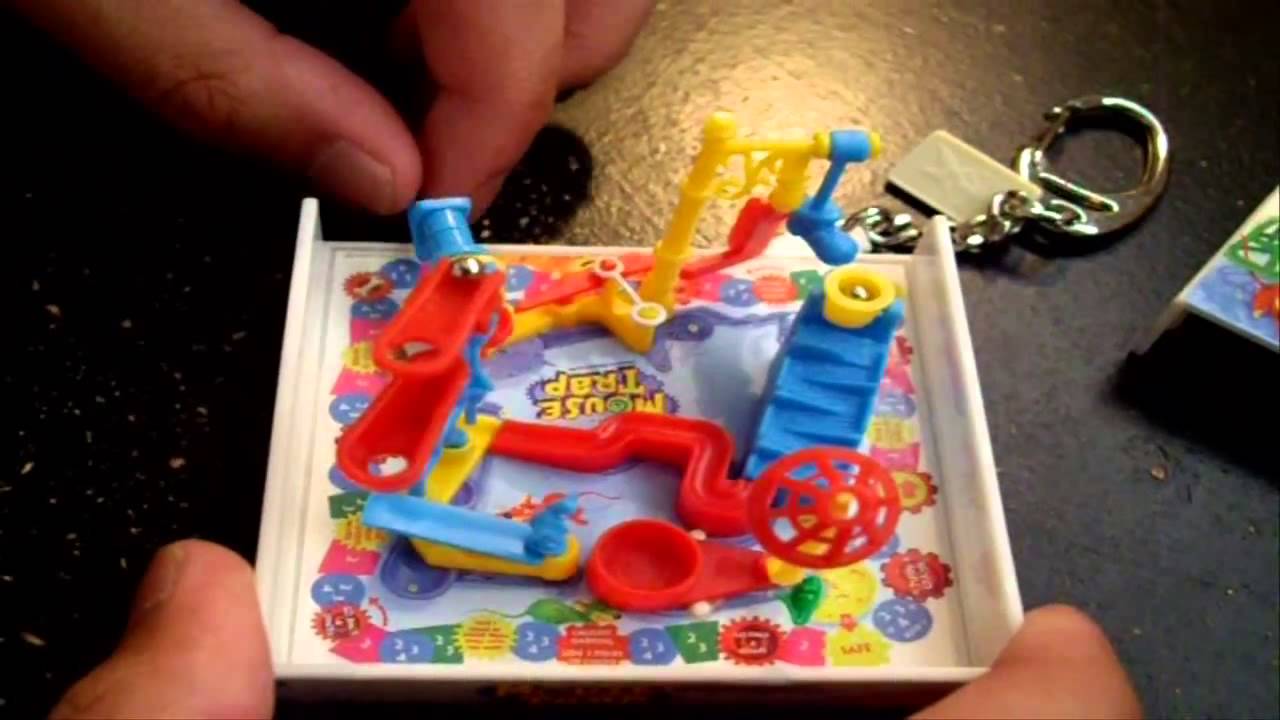 Mini Mouse Trap Board Game Keychain