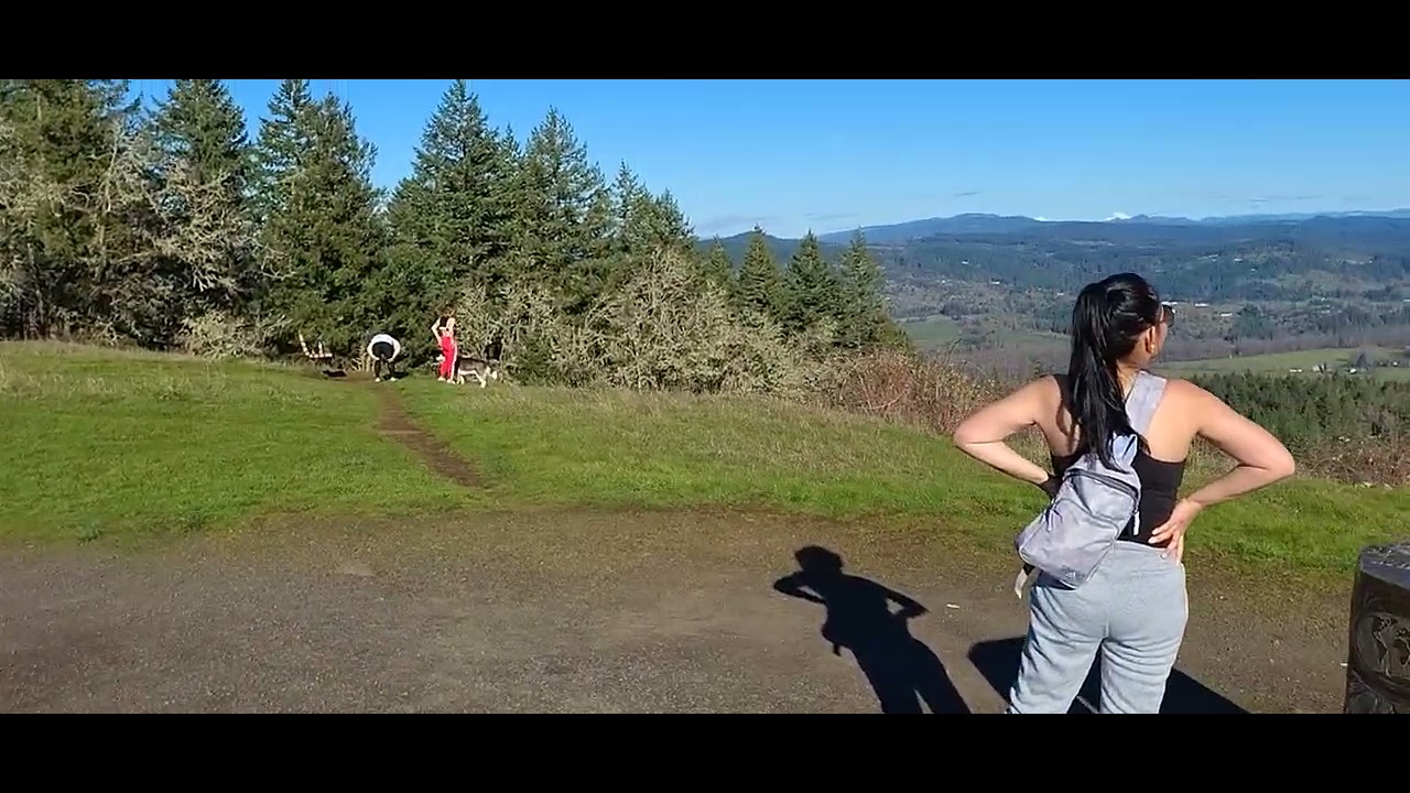 At the Top of Mount Pisgah in Eugene/Springfield Oregon