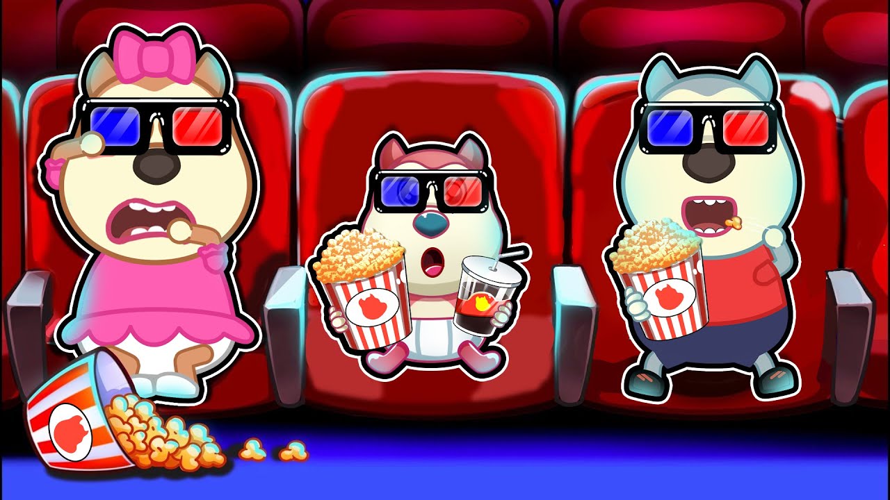 Familia Wolfoo Español | JENNY VA POR PRIMERA VEZ AL CINE 🎬  - Dibujos Animados Educativos