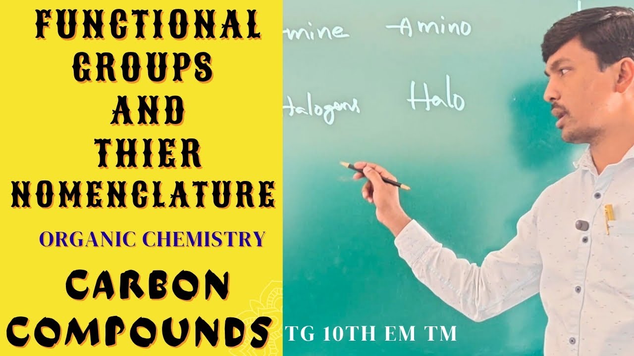 Functional Groups. organic chemistry.10th class physical science 