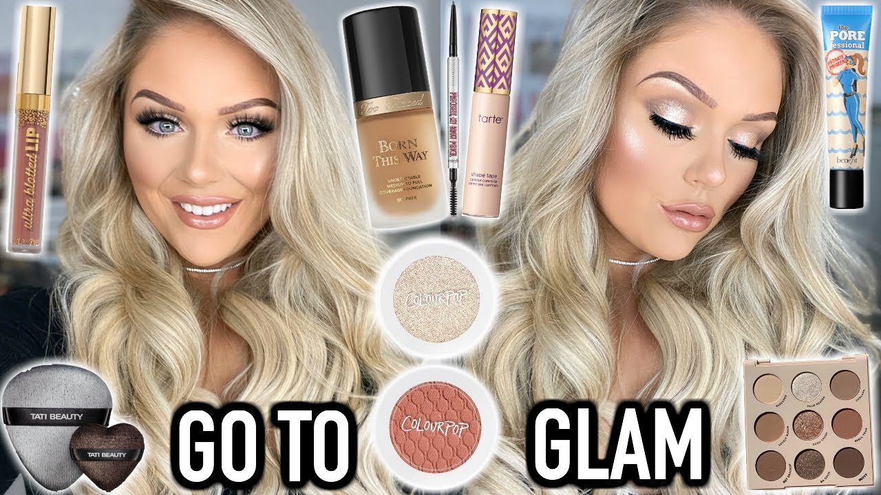 MY EVERYDAY SOFT GLAM MAKEUP LOOK |  KELLY STRACK x COLOURPOP BUNDLES!