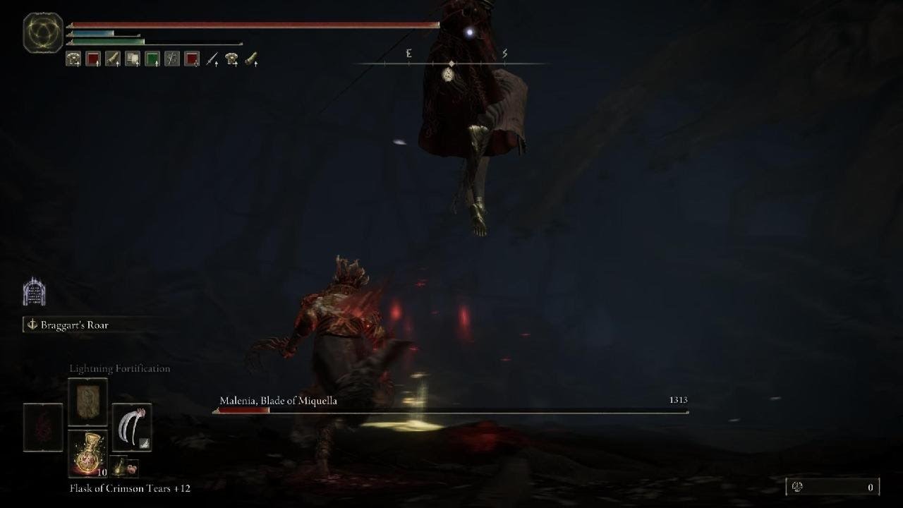 Elden Ring Malenia Boss Fight Dex Build