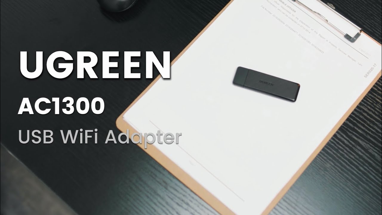 Ugreen USB 3.0 AC1300 WiFi Adapter for Laptop | Dual Band Wireless Dongle Network Adapter