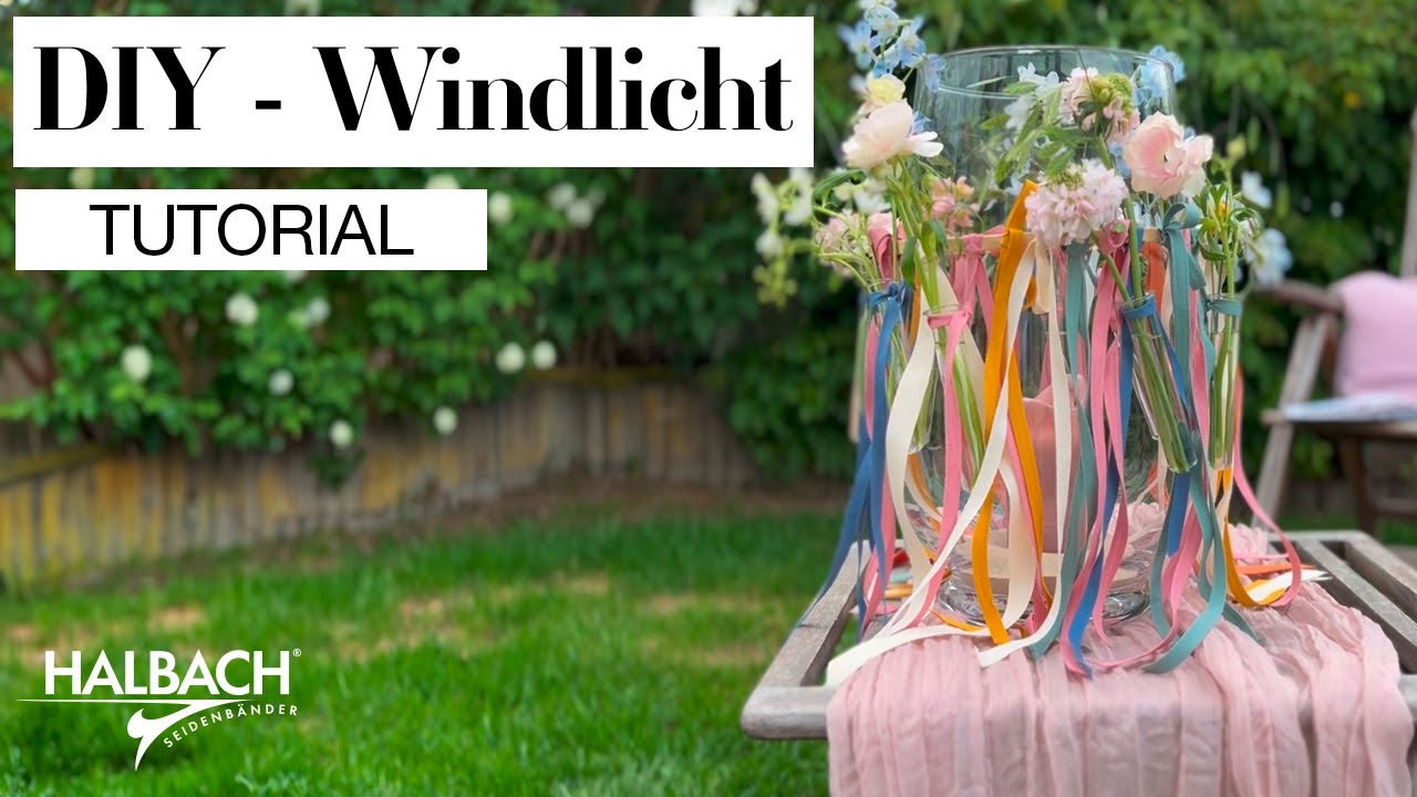 DIY-Windlicht Tutorial 🕯️✨ - Gartentipps Mit Baumwollband 🧵🌱 Kreative Ideen & DIY-Deko