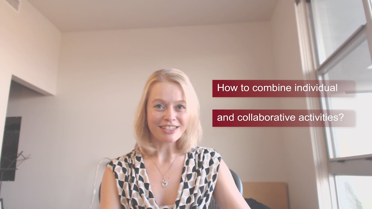 15 - Which activities should students do individually or collaboratively