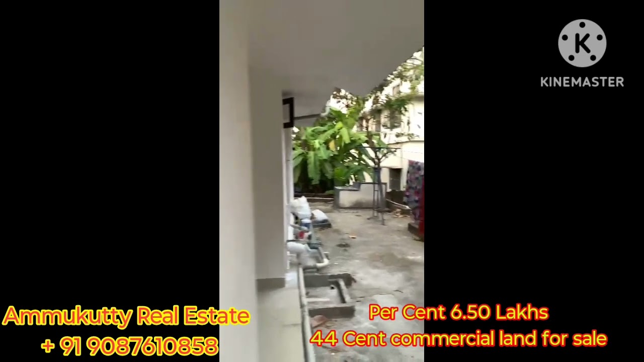 44 cent commercial land in building for sale in kerala state palakkad district Kollengode down. 
