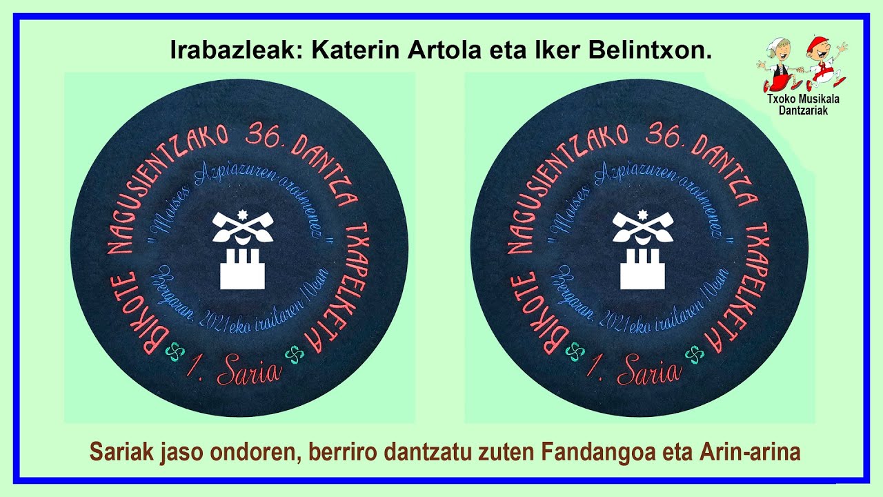 202109100110 Dantza Txapelketako irabazleak sariak jaso ondoren, berriro dantzatu zuten Fandangoa