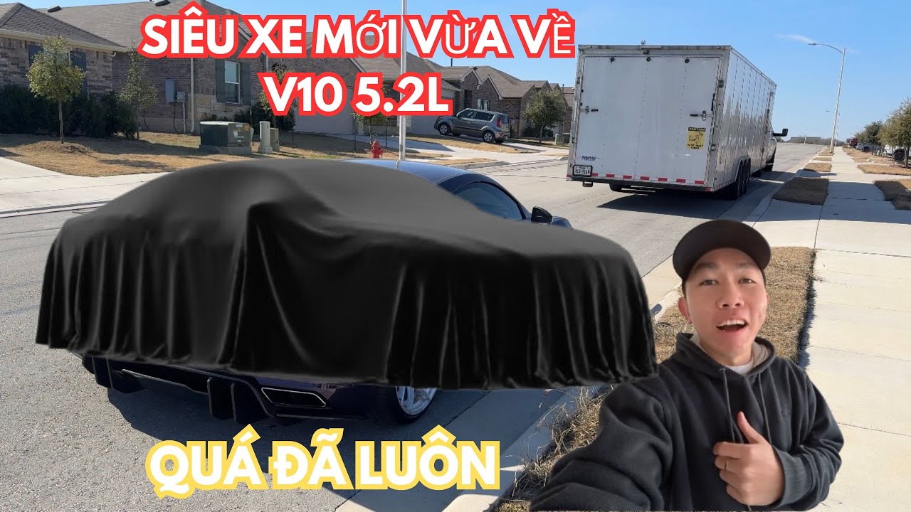 CHÀO MỪNG CHIẾC SIÊU XE ĐẦU TIÊN CỦA MÌNH - V10 SUPERCAR