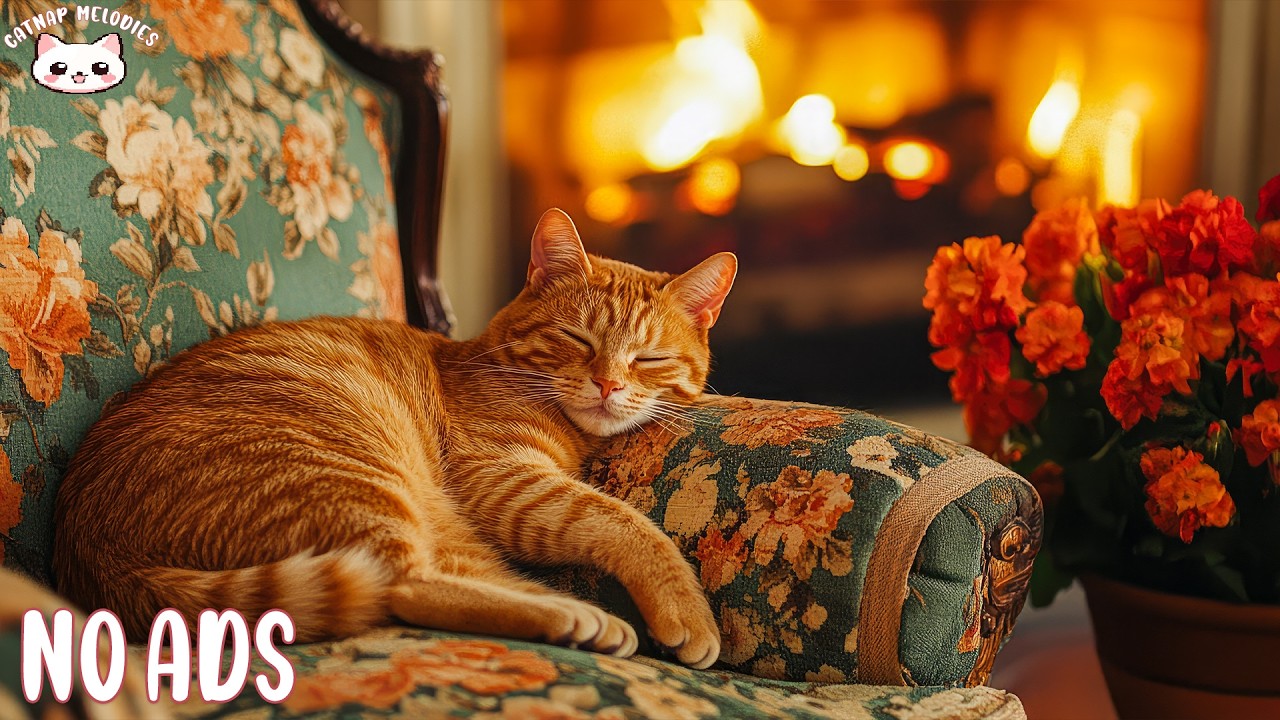 🔴 12 HOURS of Calming Music for Cats 🐾 Cozy Relaxing Sounds for Stress Relief, Comfort & Deep Sleep
