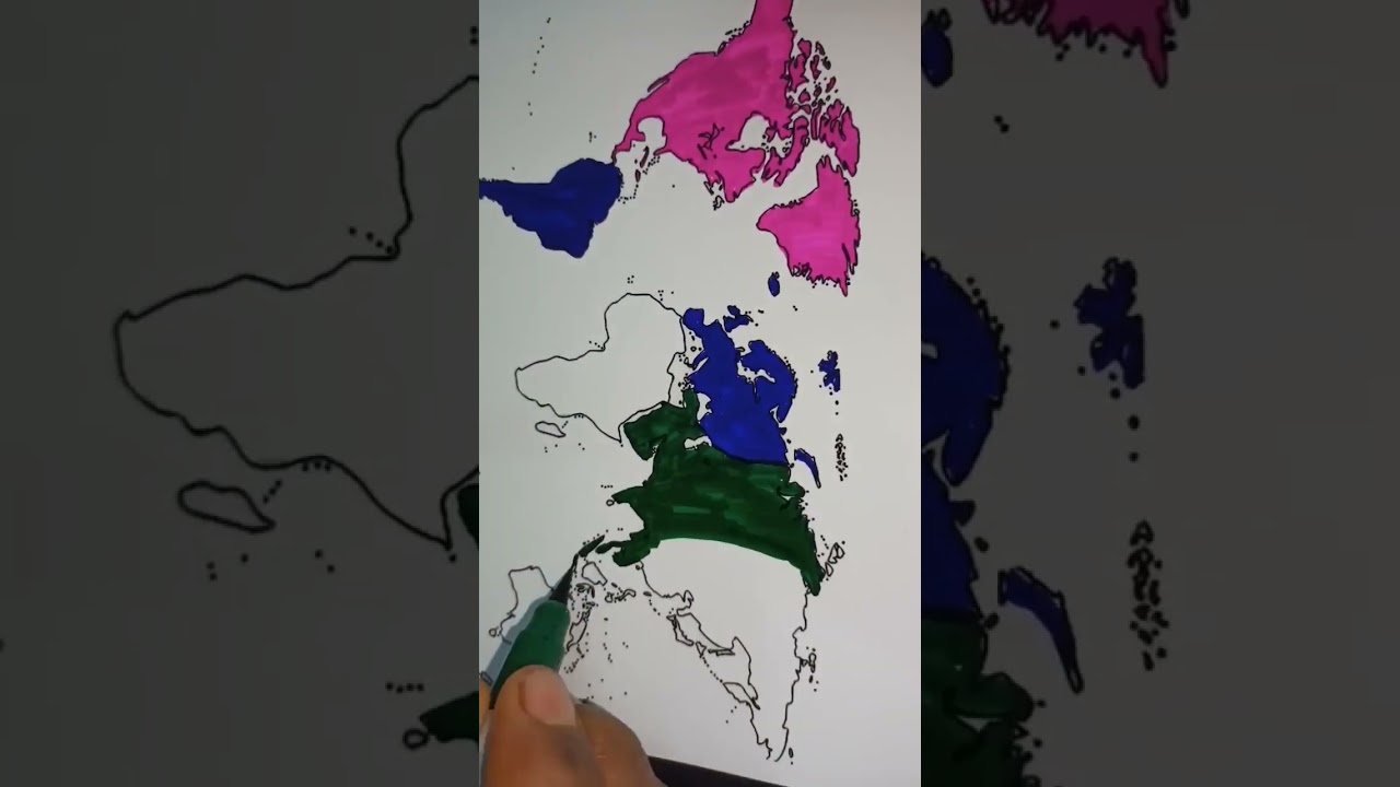 how to color map |map coloring using doms brushpens 