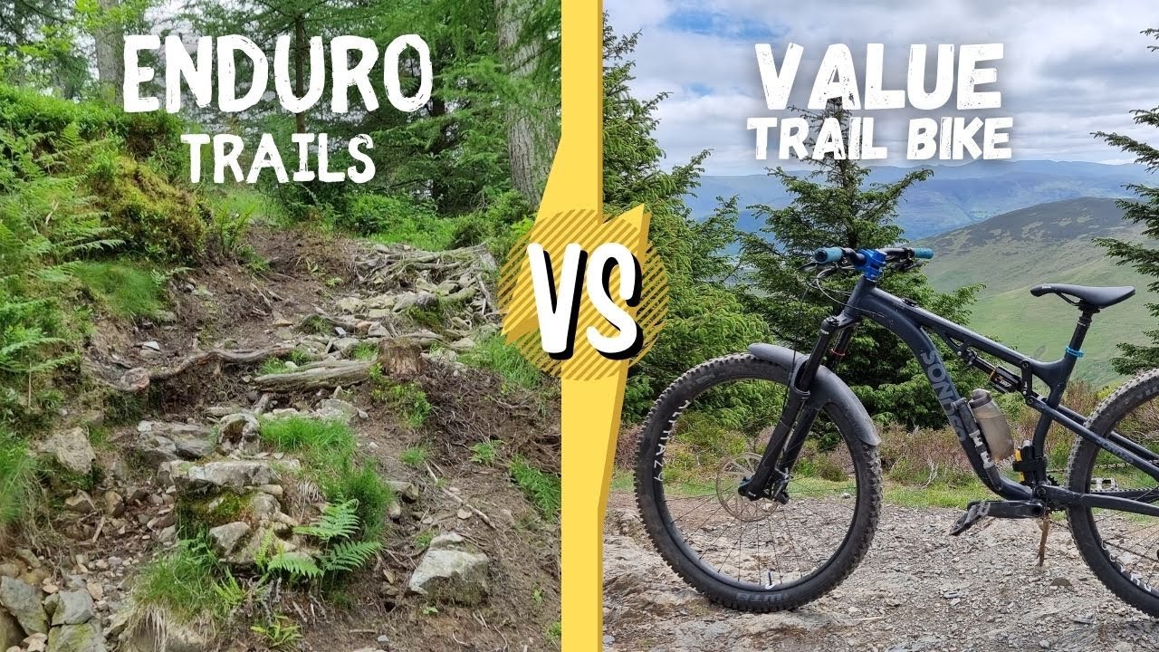 Enduro trails on a Value Trail Bike (BIG CRASH) | MTB Sonder Evol GX