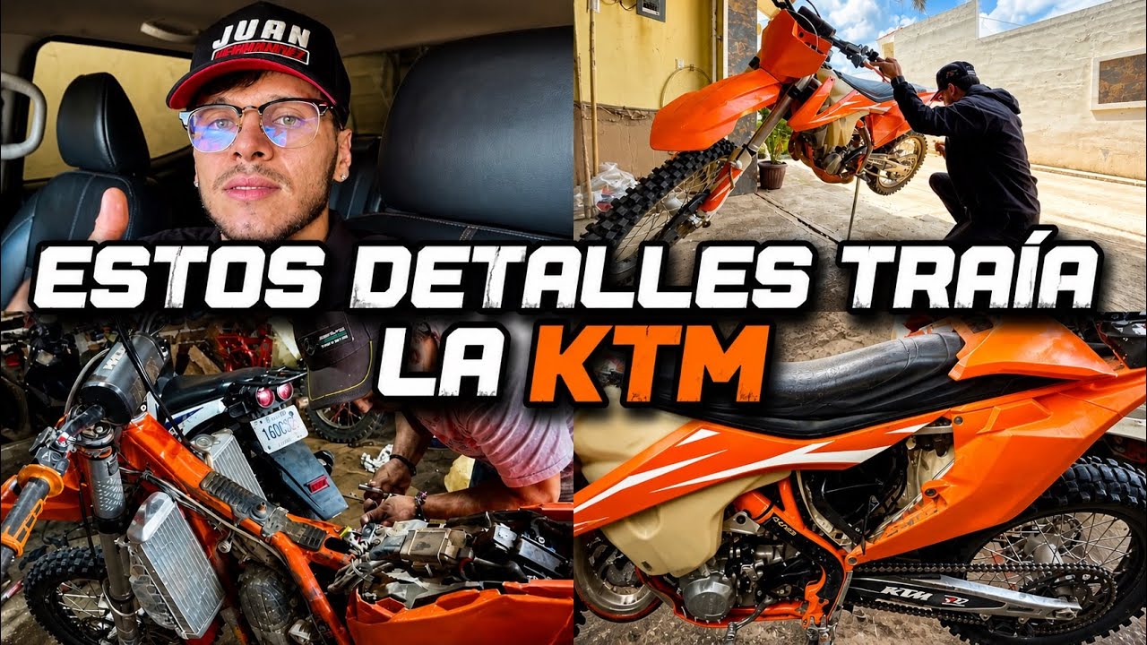SERVICIO COMPLETO A MI KTM 450 | ACOMODAMOS TODOS ESTOS DETALLES | JUAN HERNANDEZ 🍀
