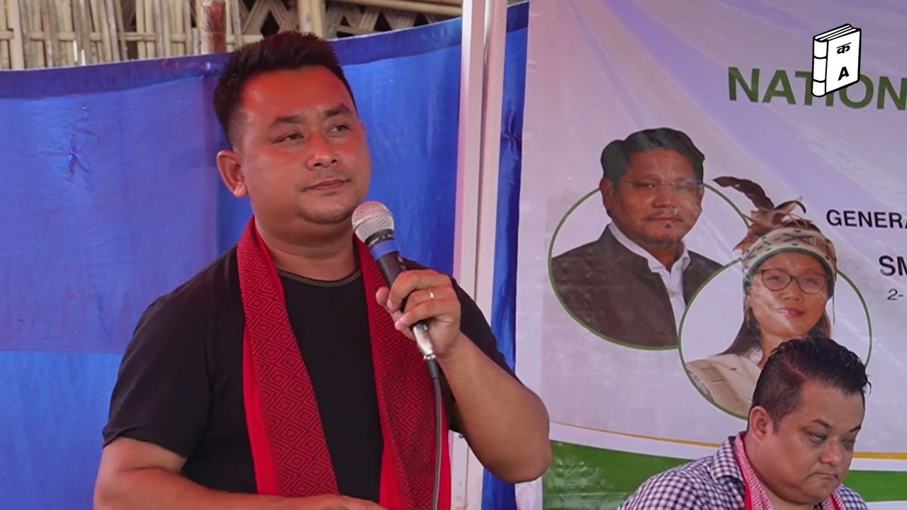 Deputy CEM of GHADC Shri. Nikman Ch. Marak rallies public support.