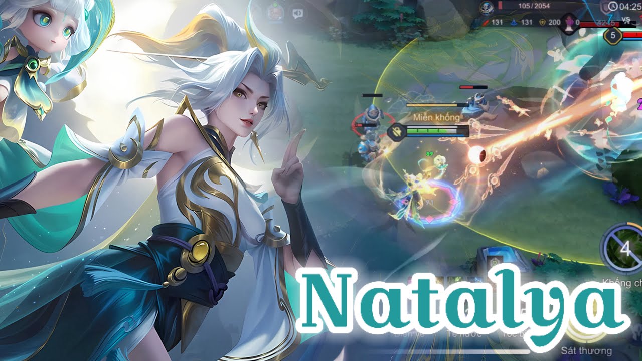 Natalya nguyệt ảnh kiếm sụk, phang gạch bể MờU Violet | Build đồ thời cổ đại #lienquanmobile