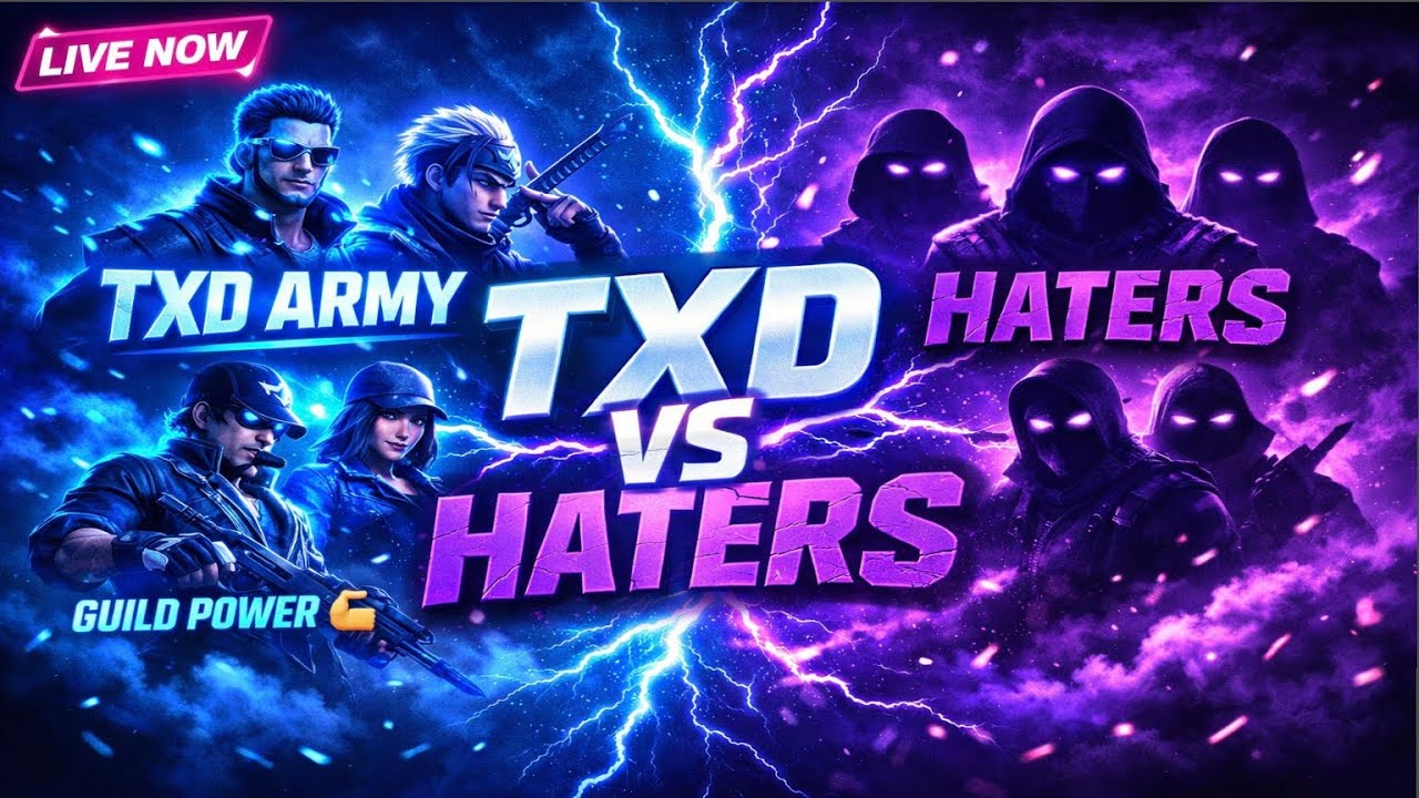 TXD VS HATERS 🔥 | Guild vs Guild Ultimate War | TXD Army Live