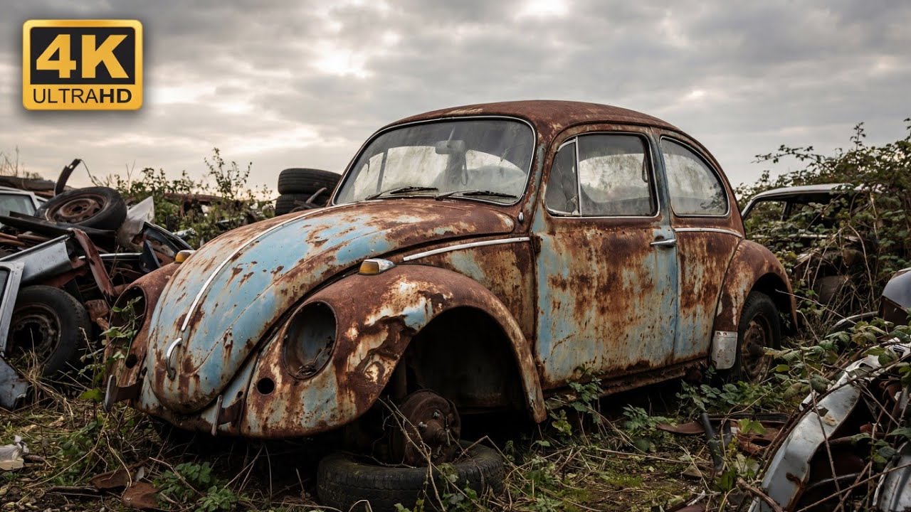 ASMR Car Restoration! 1966 Volkswagen Beetle Full Restoration Looking New