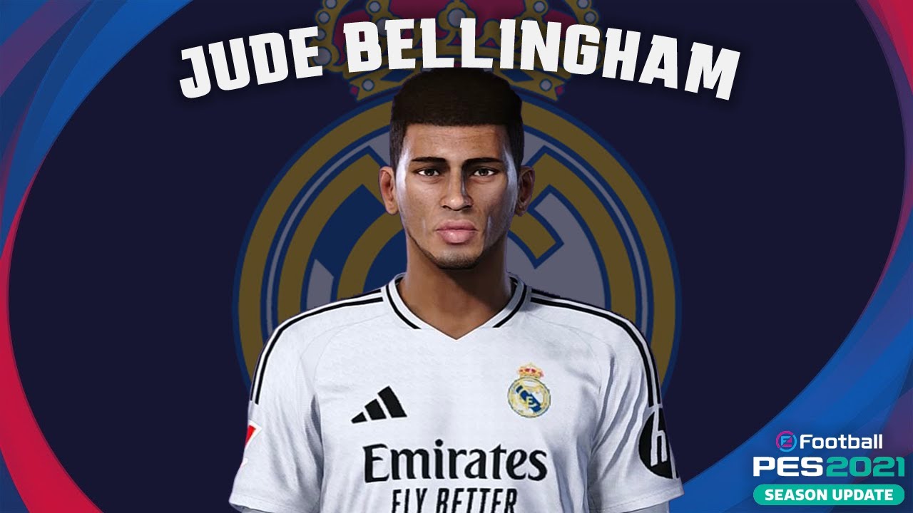 Jude Bellingham🏴󠁧󠁢󠁥󠁮󠁧󠁿 (Real Madrid) How to create in Pes 2021
