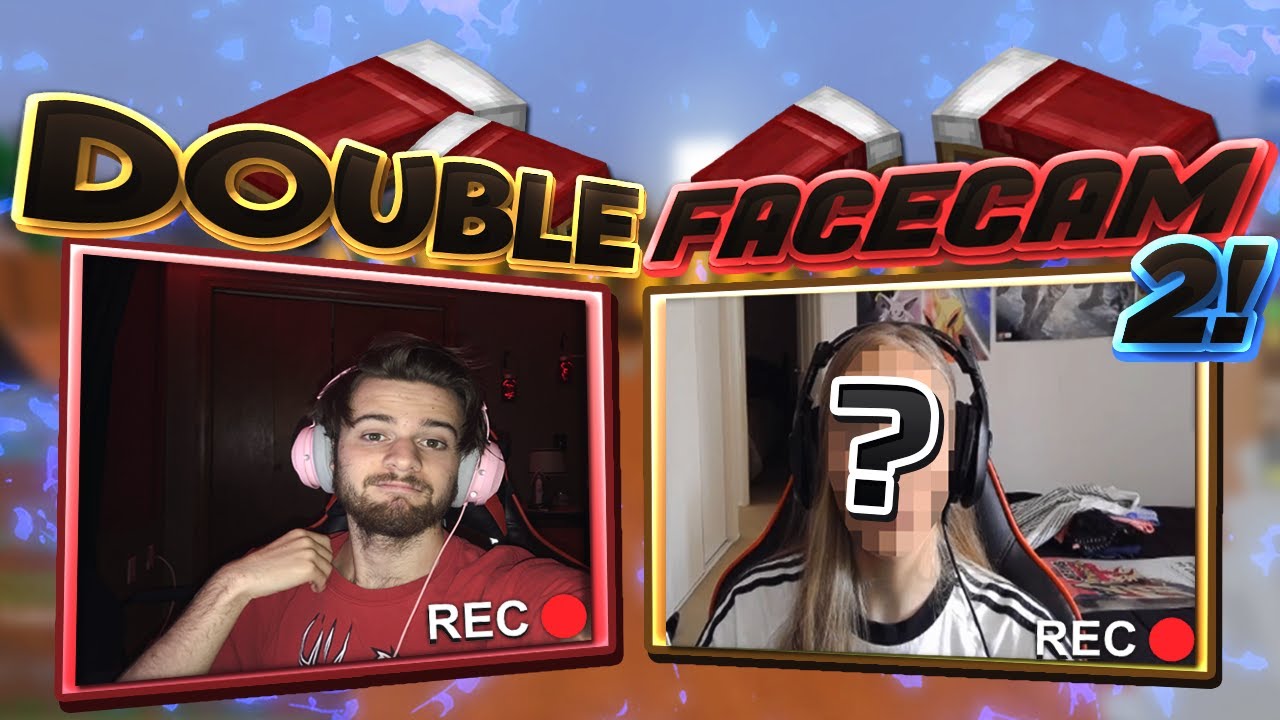 SHE IS HERE! Double FACECAM Bedwars Pt. 2! [ft. JustDash]