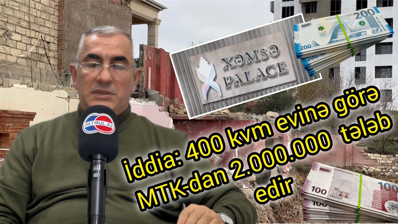 Plana düşən ev qalmaqalı: vətəndaş 400 kvm evinə görə MTK-dan 2 milyon tələb edir