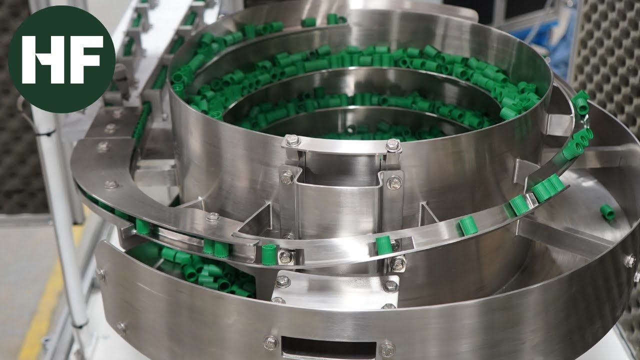 Vibratory Feeder Bowl for Plastic Screw Caps
