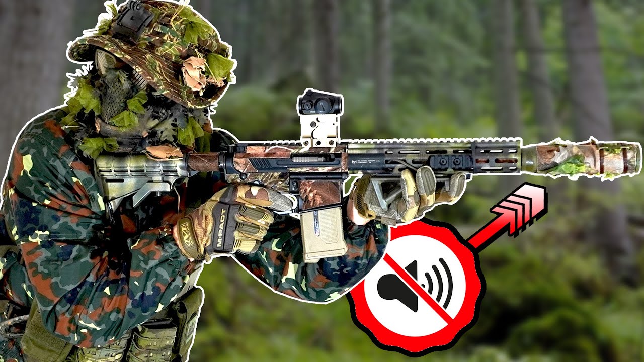 Troll Your Enemies With This Silent Airsoft Stealth Rifle