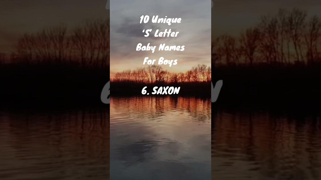 Unique &lsquo;S&rsquo; Letter Baby Boy Names for 2023 #babynameideas