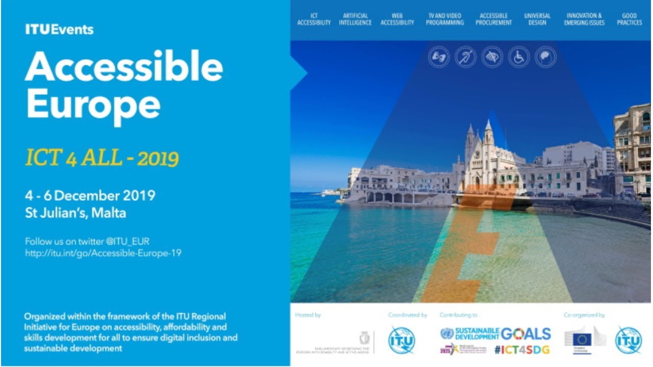 Accessible Europe: ICTs 4 ALL - Day 1