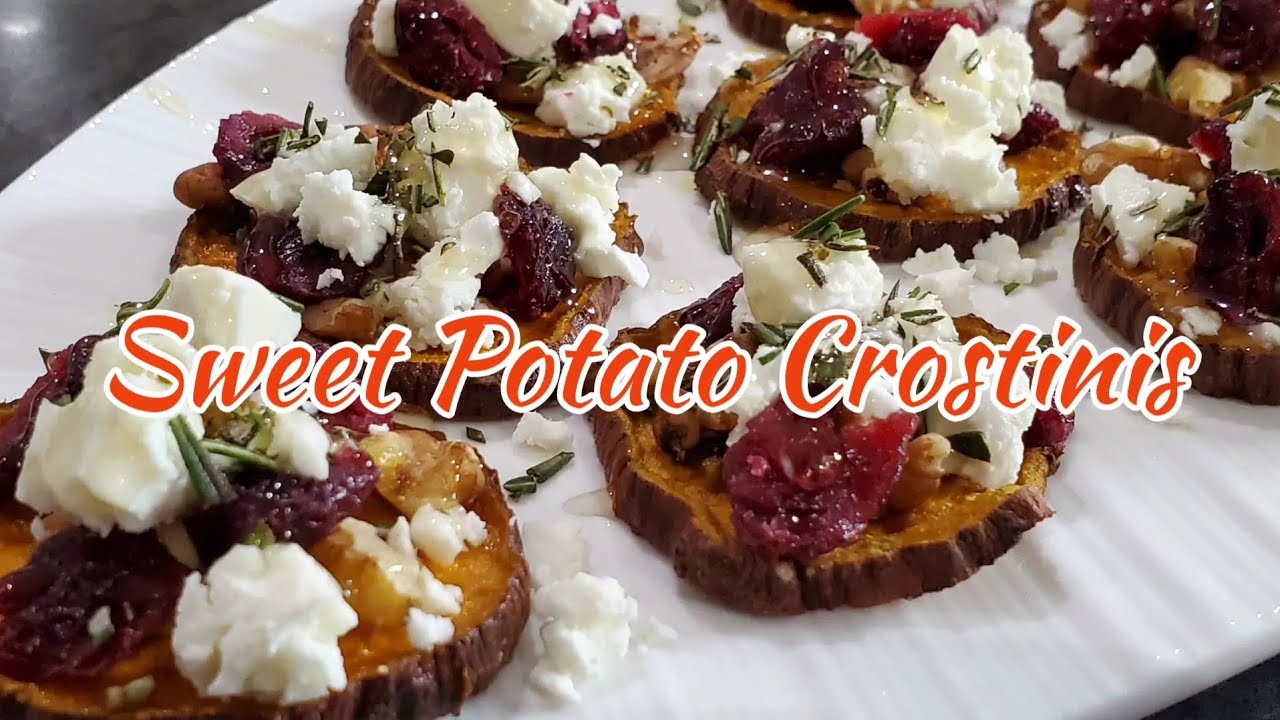 The Olive Oil Co Kitchen - S4 Ep 3 ~ Sweet Potato Crostinis