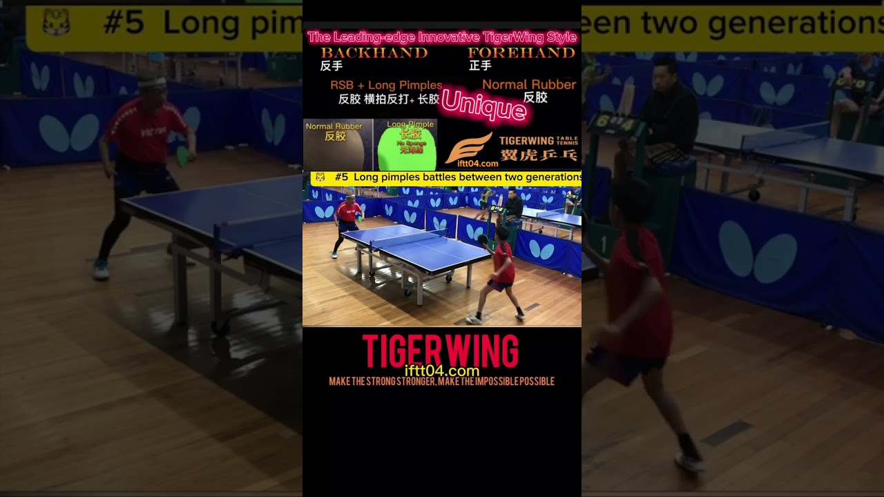 #5 Long pimples l TigerWing Skills l Eli Ho vs K Lai | Open Singles SF | 2023 NZCTTA Champion |