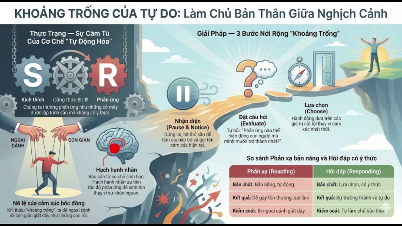Bạn Không Phải Là Nô Lệ Của Hoàn Cảnh: Sức Mạnh Của Sự Lựa Chọn (Viktor Frankl)