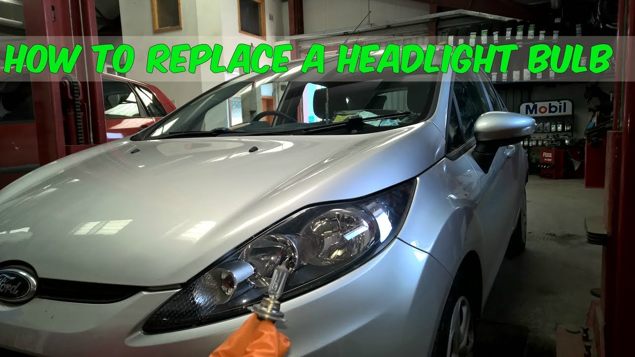 How To Replace A Headlight Bulb In A Ford Fiesta