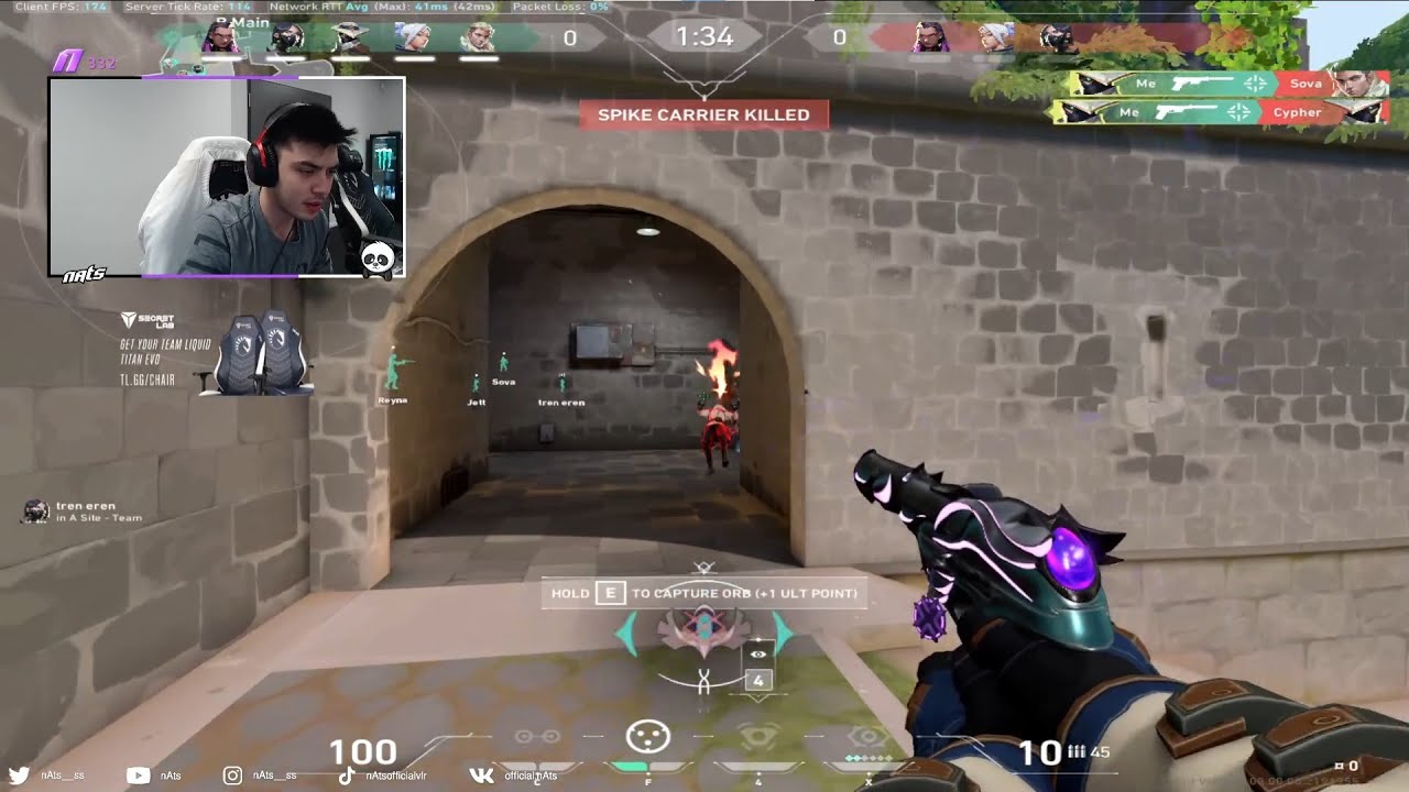 CYPHER ON BREEZE! MVP! LIQUID NATS PRO CYPHER VALORANT RANKED GAMEPLAY