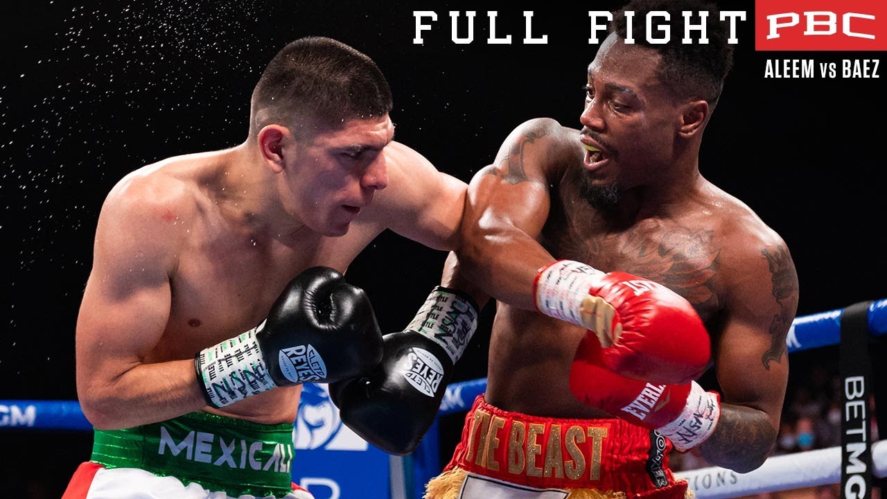 Aleem vs Baez FULL FIGHT: November 27, 2021 | PBC on Showtime