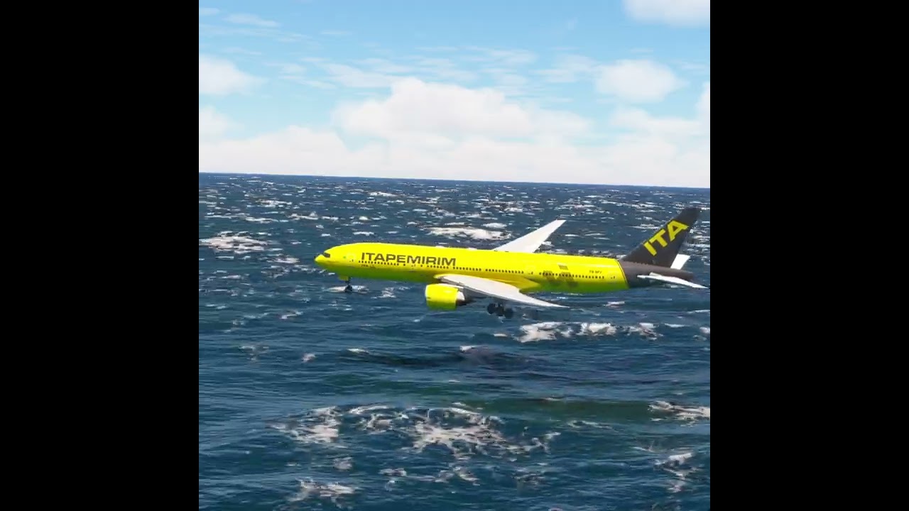 Airplane Emergency Landing in the open sea EP303