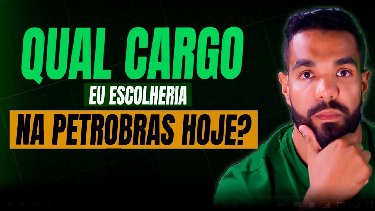 Qual cargo eu escolheria no Concurso Petrobras HOJE???