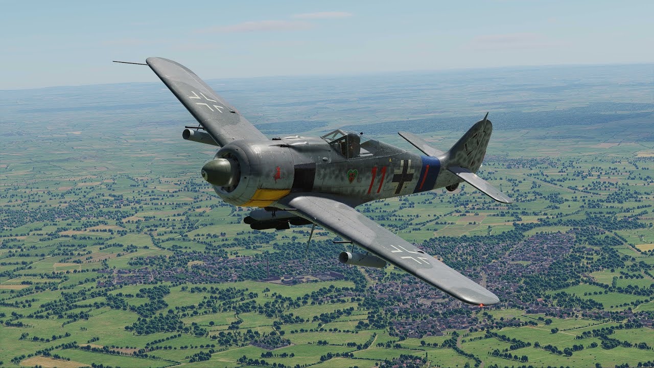 DCS Fw-190. Штурмуем колонну Шерманов