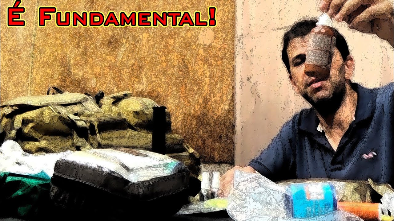 Kit primeiros socorros para acampamento e bushcraft - Prepare-se
