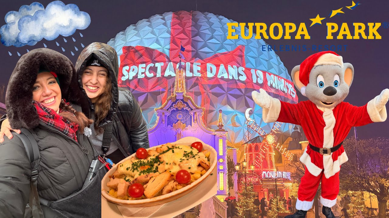 Europa-Park Winterzauber Vlog 🎄 Tag 1 mit @Sam4G0d  Regen, Zirkus & Erdinger Hütte-Test!