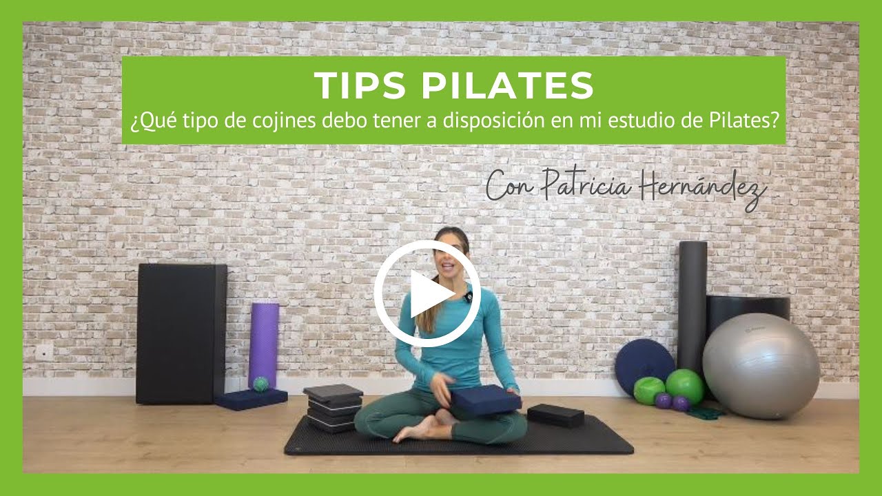 ¿Qué tipo de cojines debo tener a disposición en mi estudio de Pilates?