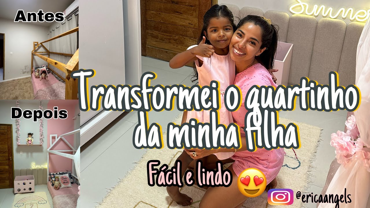 Quarto de menina - decoração linda e fácil - faça você mesmo quarto Pinterest