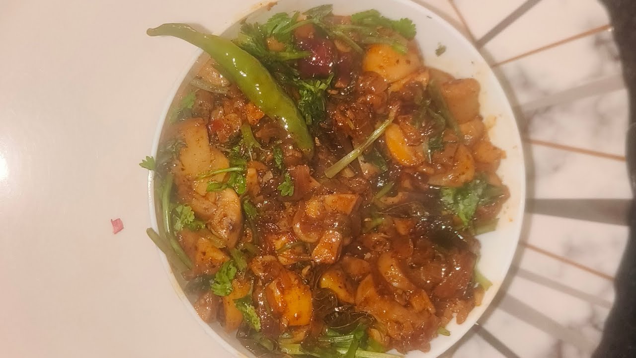 Butter garlic mushrooms