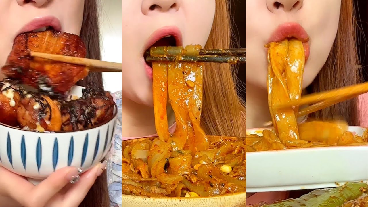 Niuniu Eating Broadcast Collection, Niuniu Eating is so delicious.#foodie #eating #mukbang
