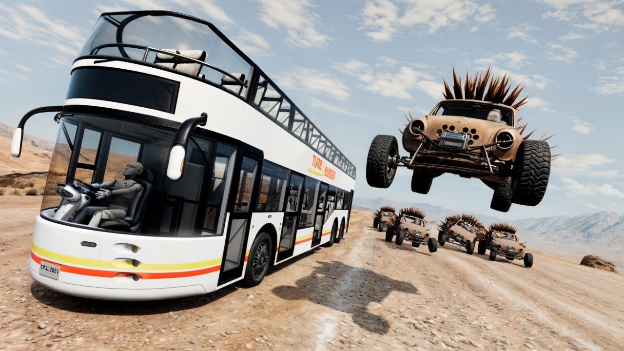 Nurse Zombies: Race to Turbo Burger 🥵 BeamNG.drive