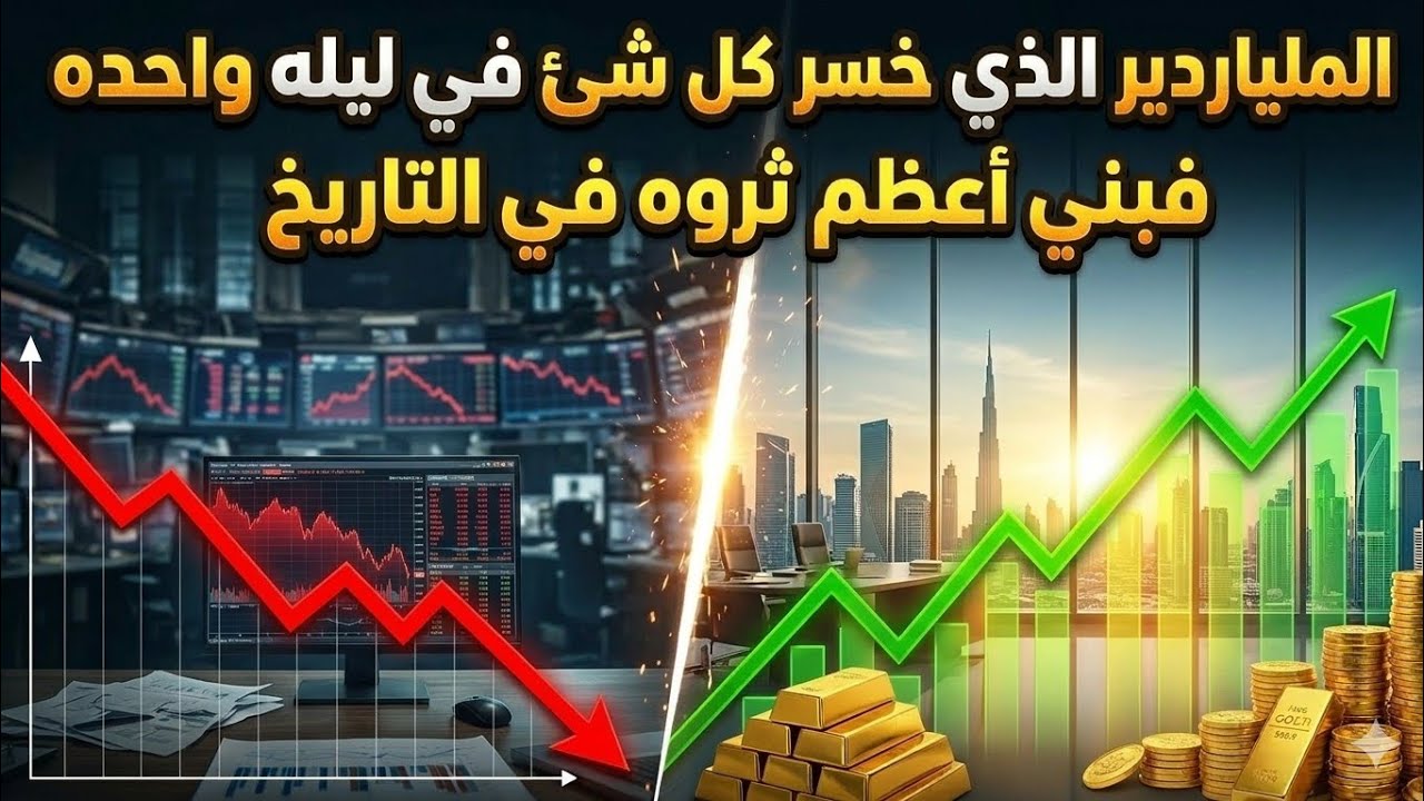 الملياردير الذي خسر كل شئ في ليله واحده  فبني أعظم ثروه في التاريخ!