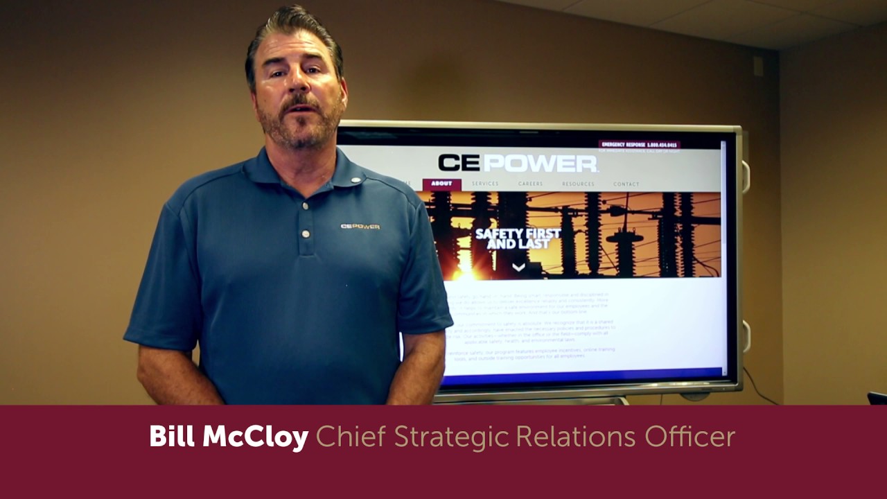 CE Power's Chief Strategic Relations Officer Bill McCloy