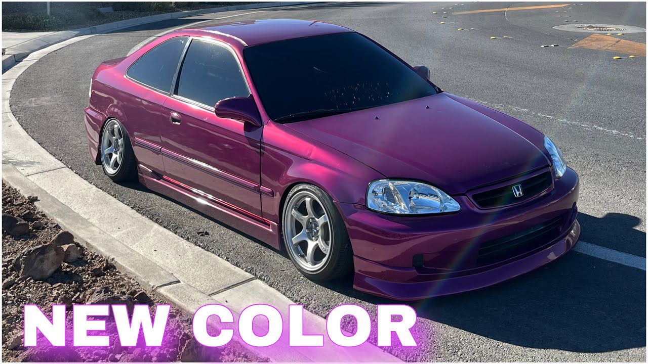 wrapping my Honda Civic a NEW COLOR!