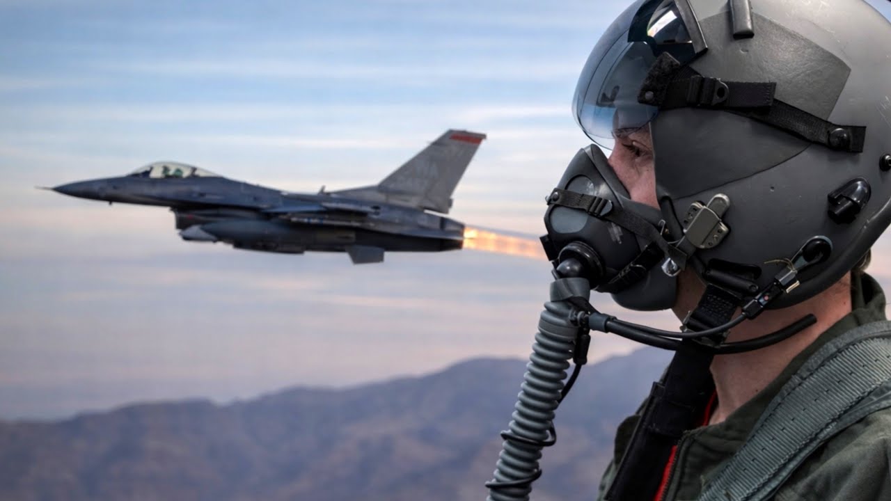 Emergency! F-16 Pilot Flying at Full Speed ​​on High-Risk Mission
