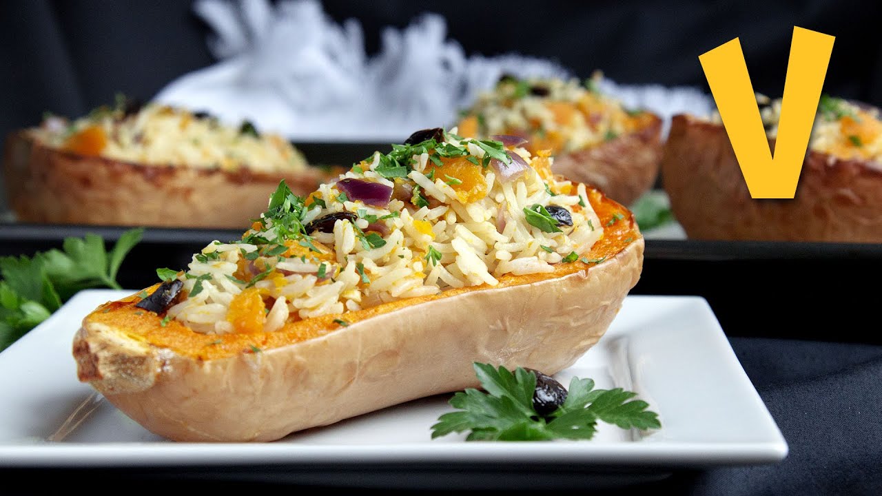 Rice-Stuffed Pumpkin